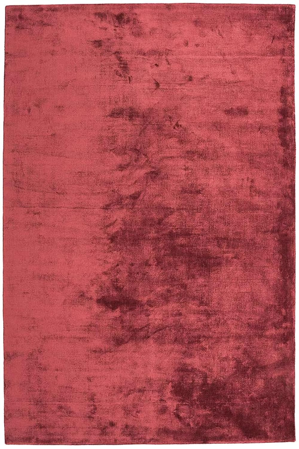 Maroon Cloud Woven Viscose Silk Hand-Tufted Rug