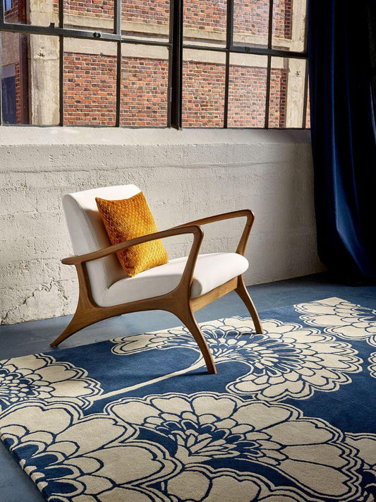 Blossom Path Foliage Hand-Tufted Rug