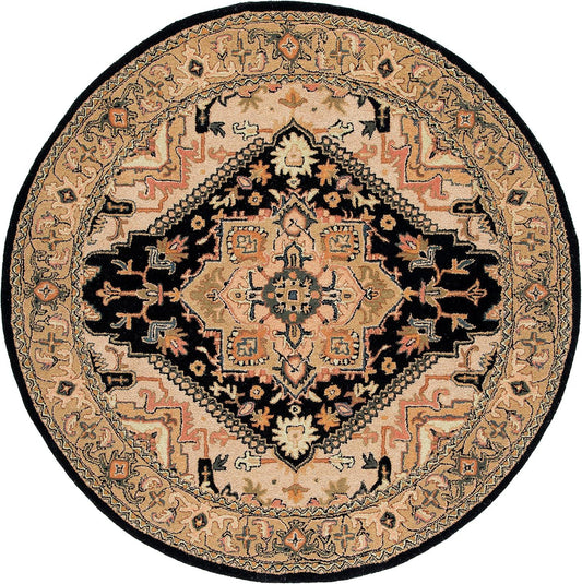 Zaman Persian Tufted Round Carpet & Rug