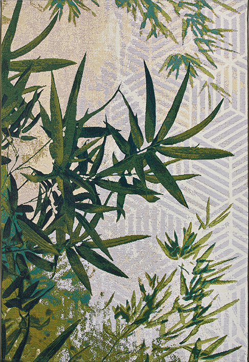 Verdant Vibe Foliage Hand-Tufted Rug