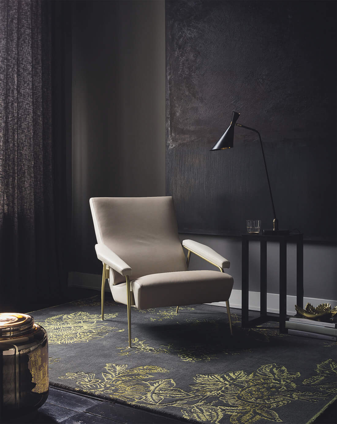 Timeless Bloom Foliage Hand-Tufted Rug