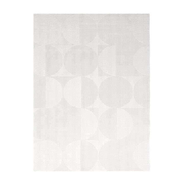 Ivory Cut-Loop Hand-Tufted Wool Rug