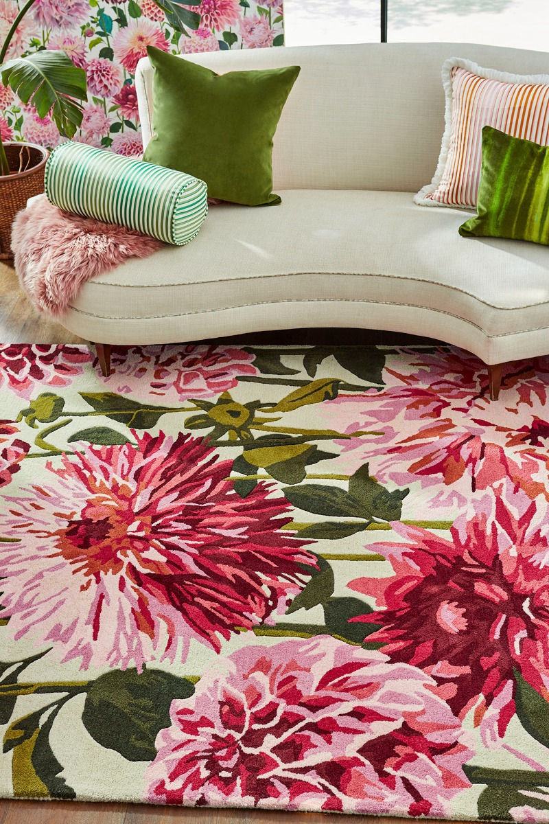 Soft Botanica Foliage Hand-Tufted Rug