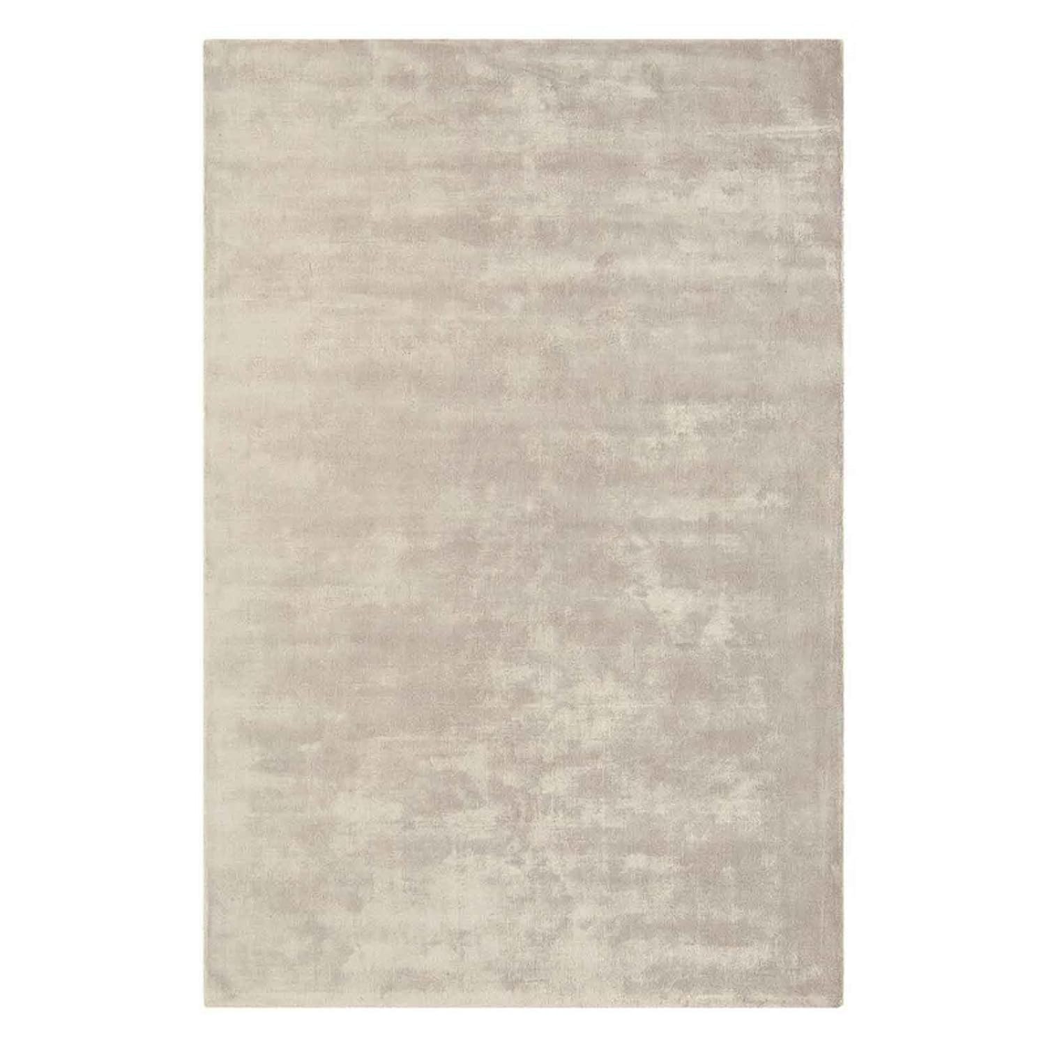 Helsinki Beige Viscose Silk Hand-Tufted Rug
