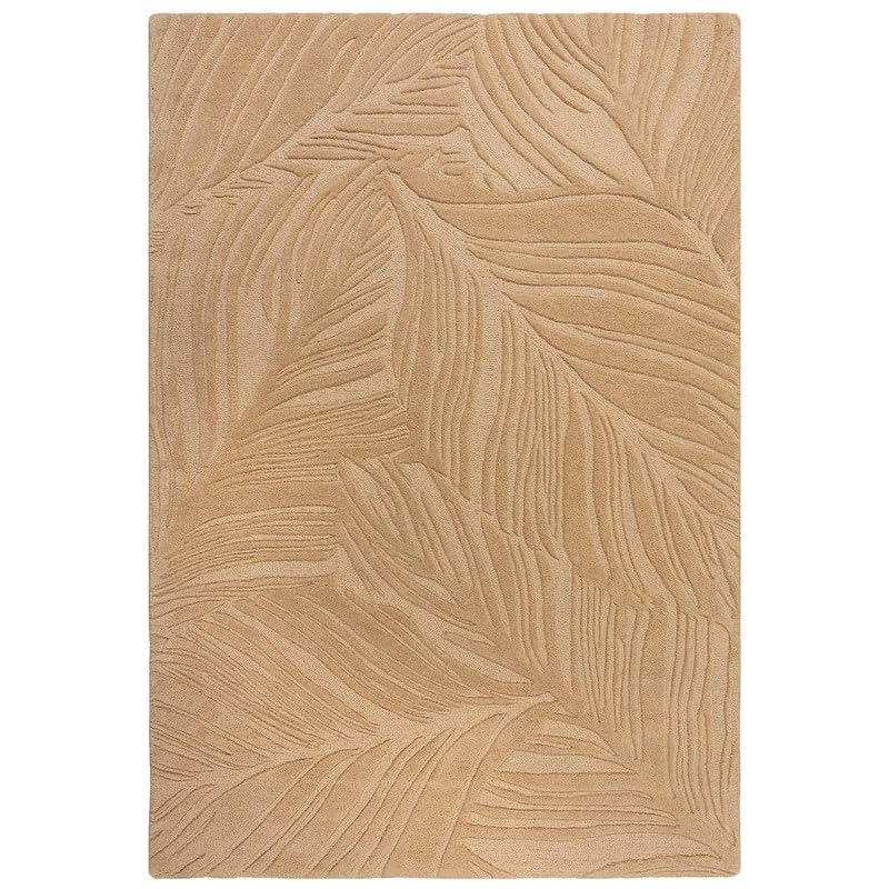 Camel Cut-Loop Hand-Tufted Wool Rug