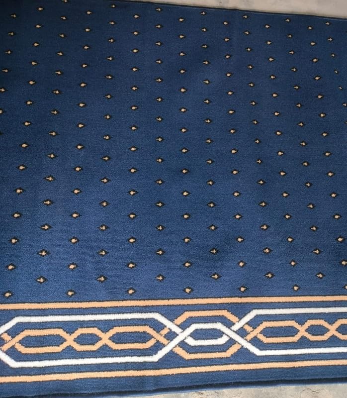Blue Janamaz Roll – Premium Masjid Carpet | Mosque Prayer Mat & Janamaz Rug