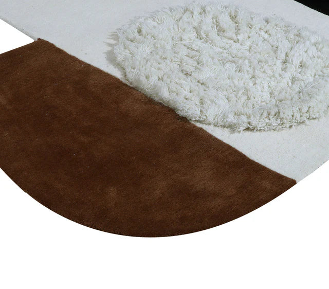MultiColor Premium Handmade Woolen Irregular Rug