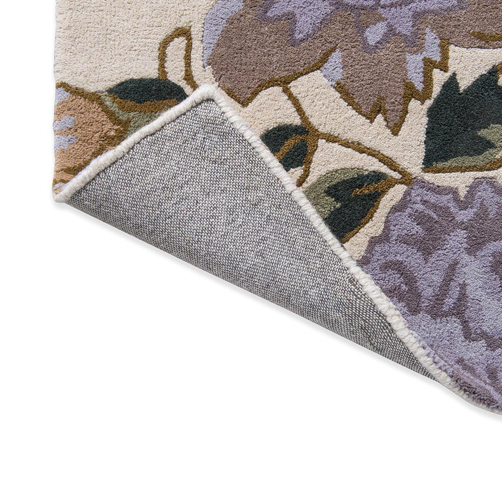 Oriental Bloom Foliage Hand-Tufted Rug