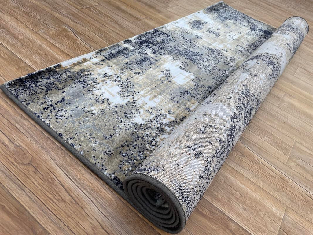 Soft Modern Abstract Area Rug – Comfortable & Easy to Maintain