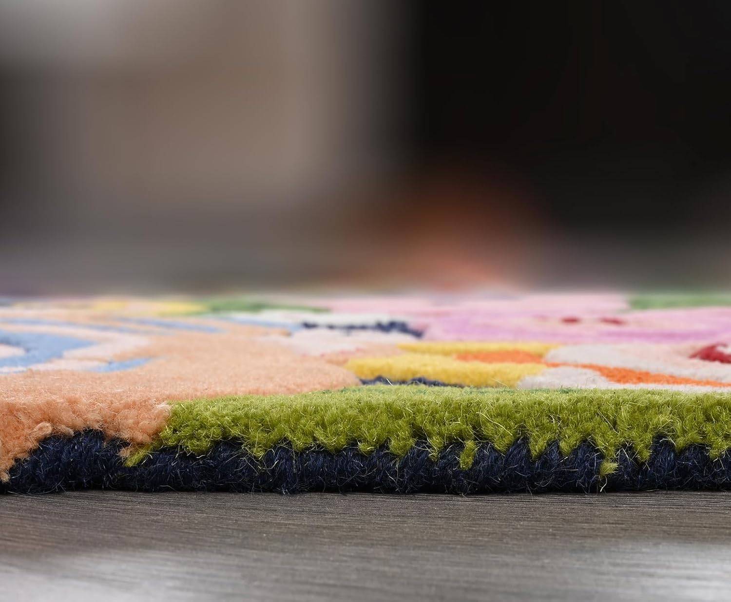 Echo Foliage Hand-Tufted Irregular Rug
