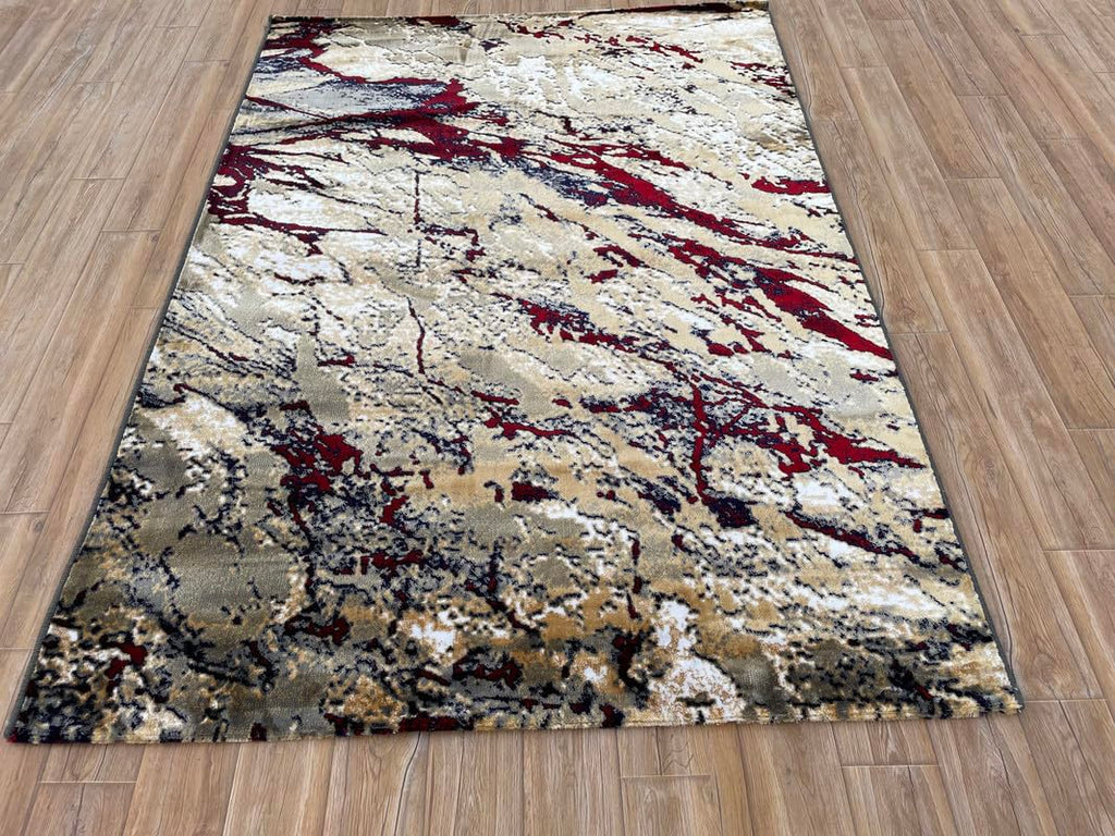 Premium Washable Modern Abstract Area Rug – Durable Home Carpet