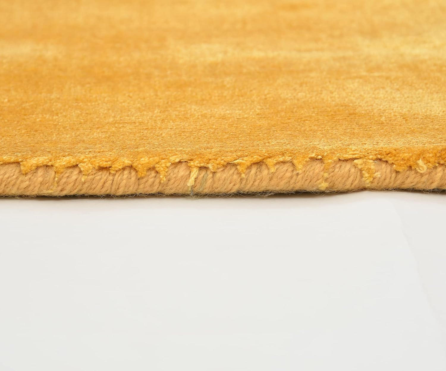 Amber Dream Weave Viscose Silk Hand-Tufted Rug