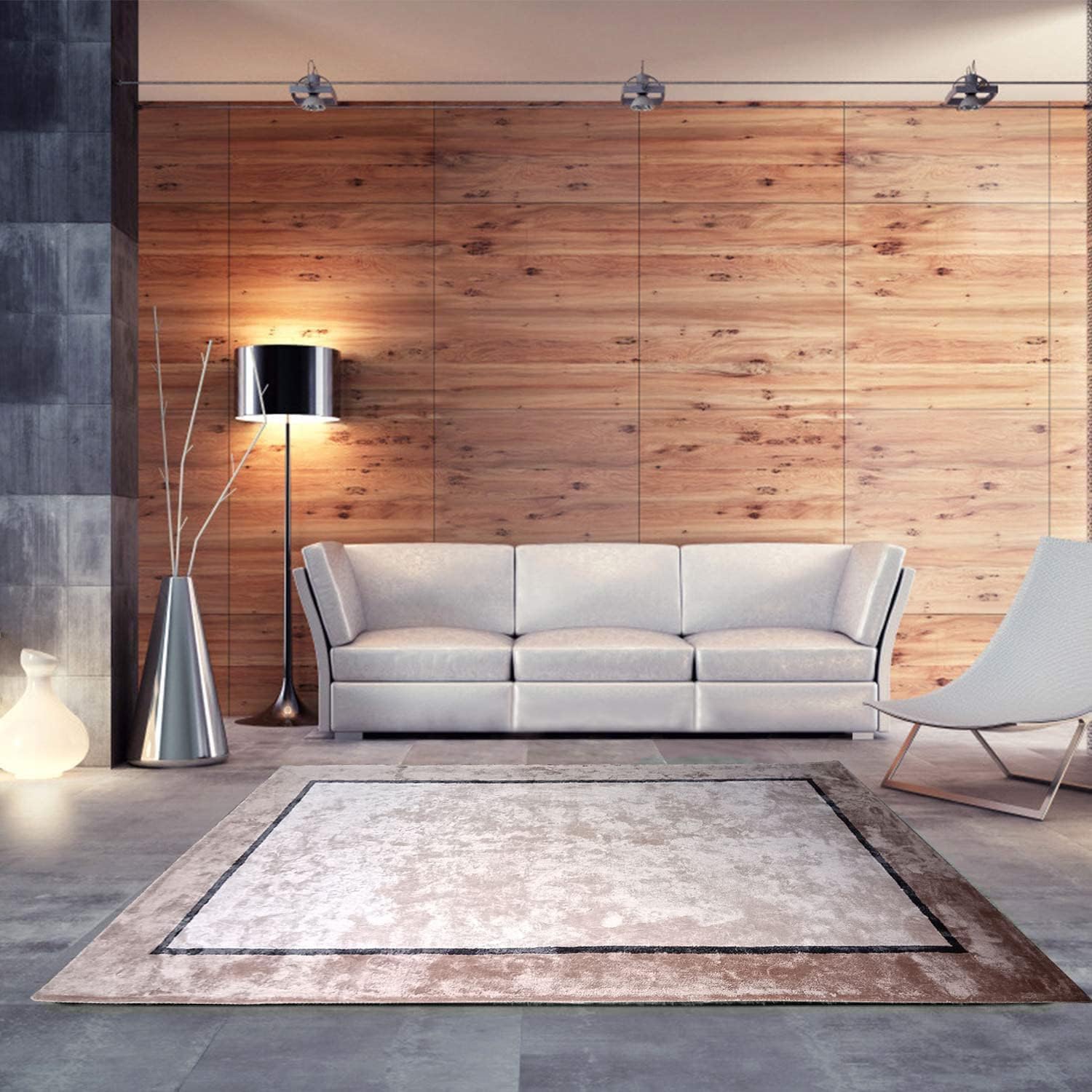 Paris Glow Viscose Silk Hand-Tufted Rug