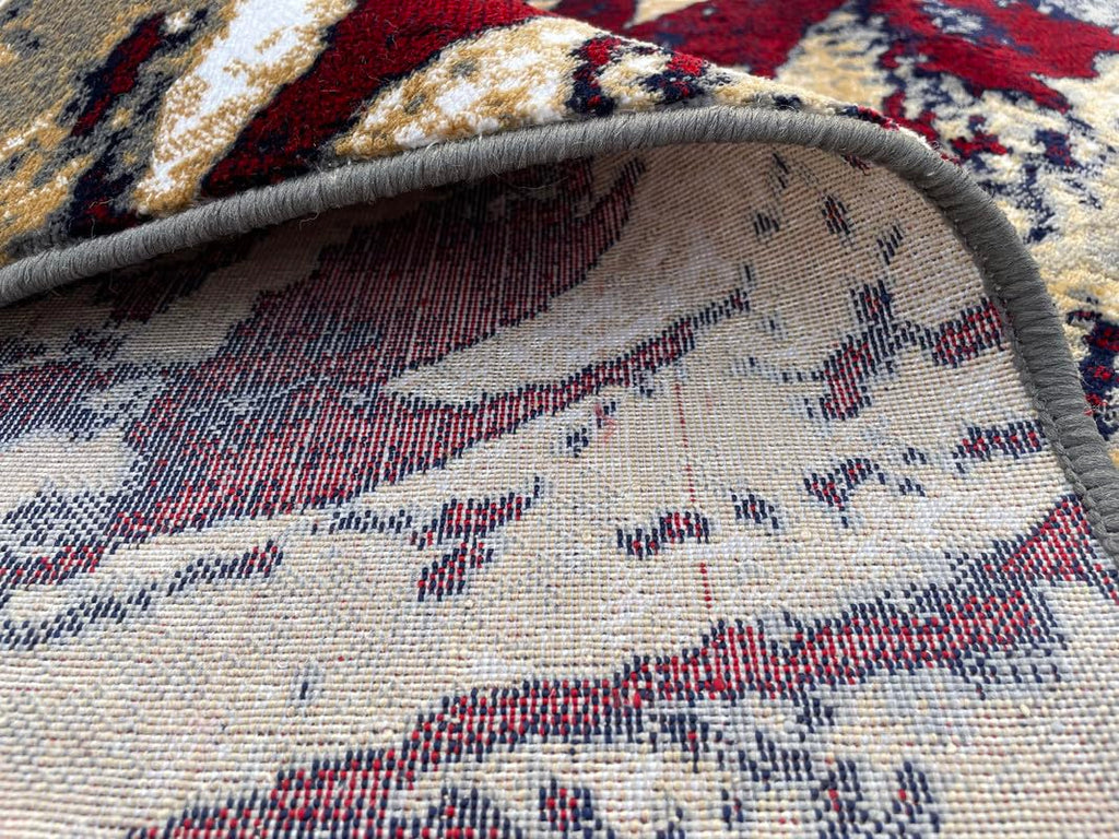 Premium Washable Modern Abstract Area Rug – Durable Home Carpet