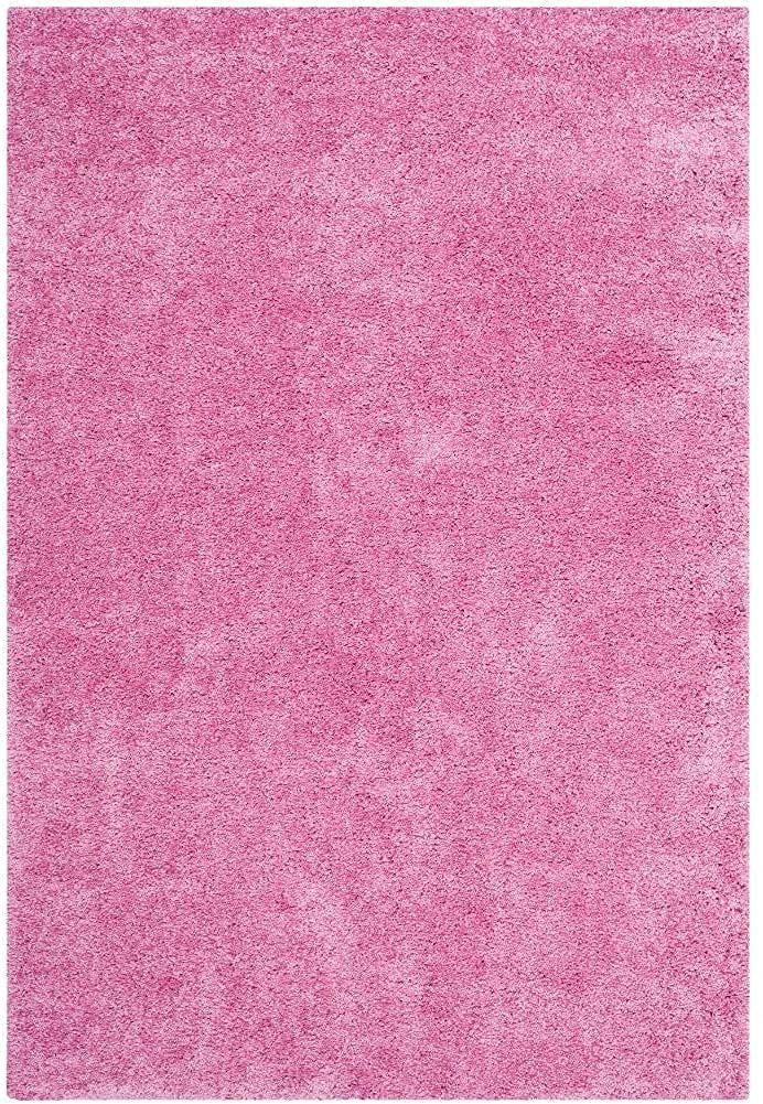 Pink Handmade Shaggy Carpet – Ultra Soft Area Rug for Living Room & Bedroom