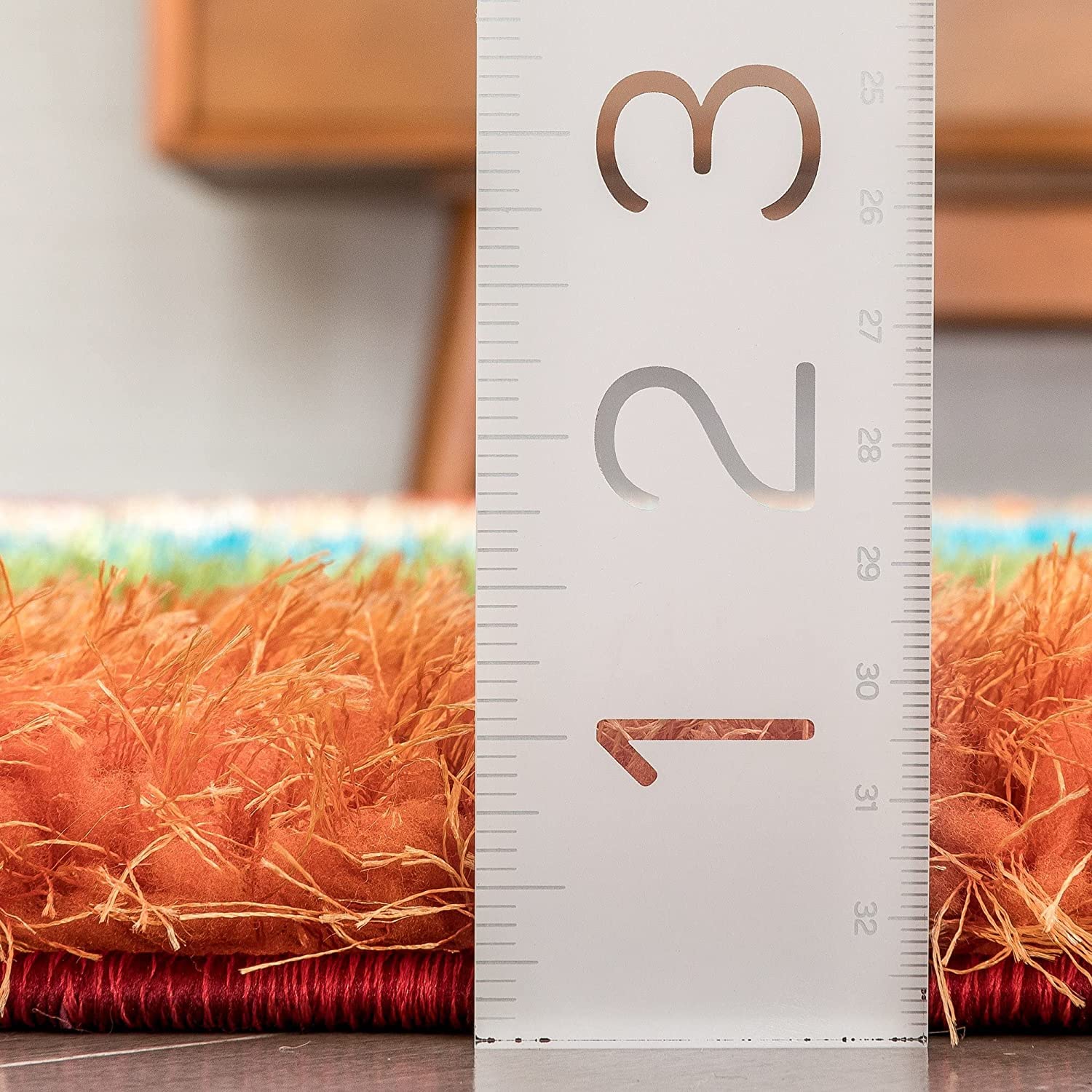 Multicolor Shaggy Carpet | Luxurious Handmade Microfiber Area Rug