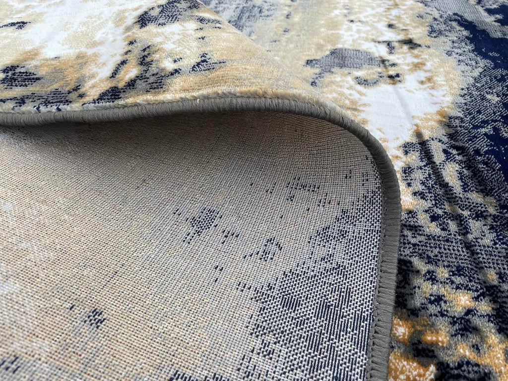 Contemporary Washable Modern Abstract Area Rug – Shed-Free Carpet