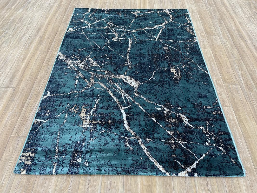 Premium Quality Modern Abstract Area Rug – Shed-Proof & Washable