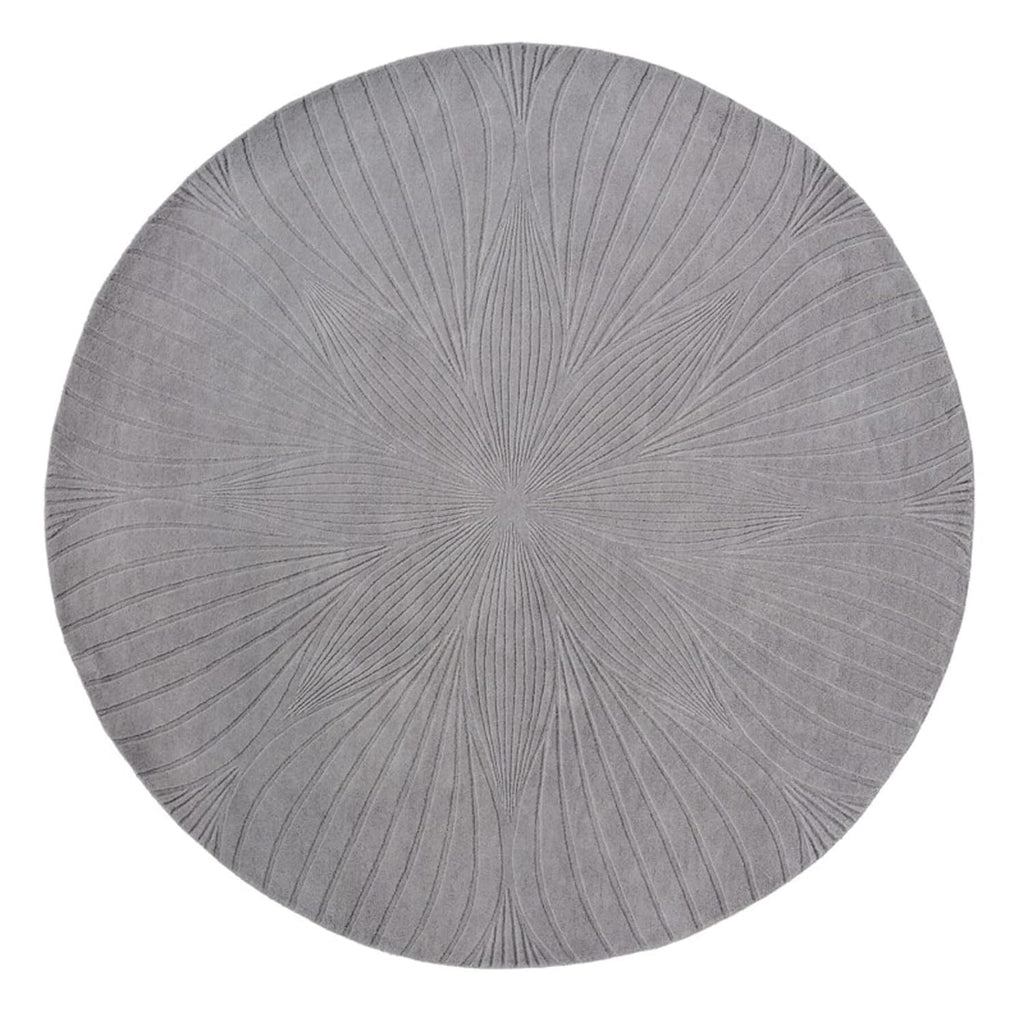 Grey Hand Tufted Round Rug – Premium Carpet for Modern Homes