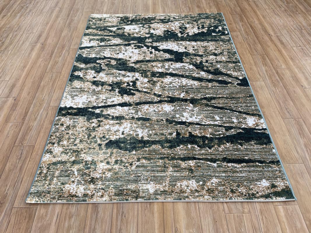 Designer Washable Modern Abstract Area Rug – Premium Quality Carpet