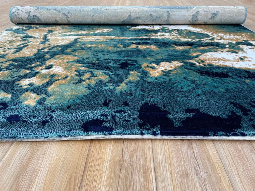 Minimalist Modern Abstract Area Rug – Stylish Carpet for Bedroom