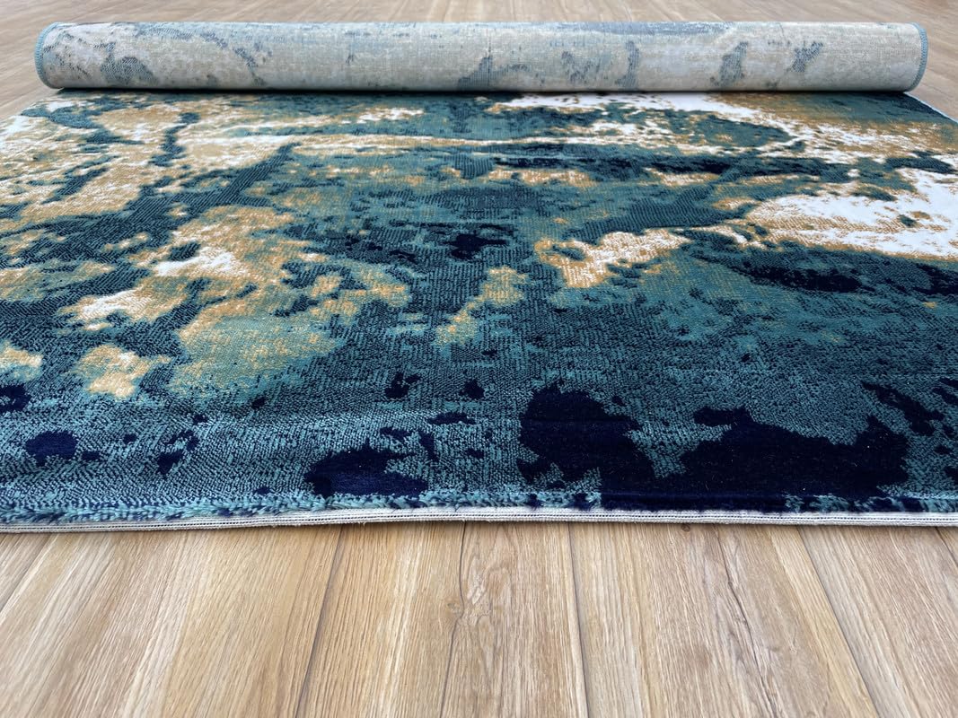 Minimalist Modern Abstract Area Rug – Stylish Carpet for Bedroom