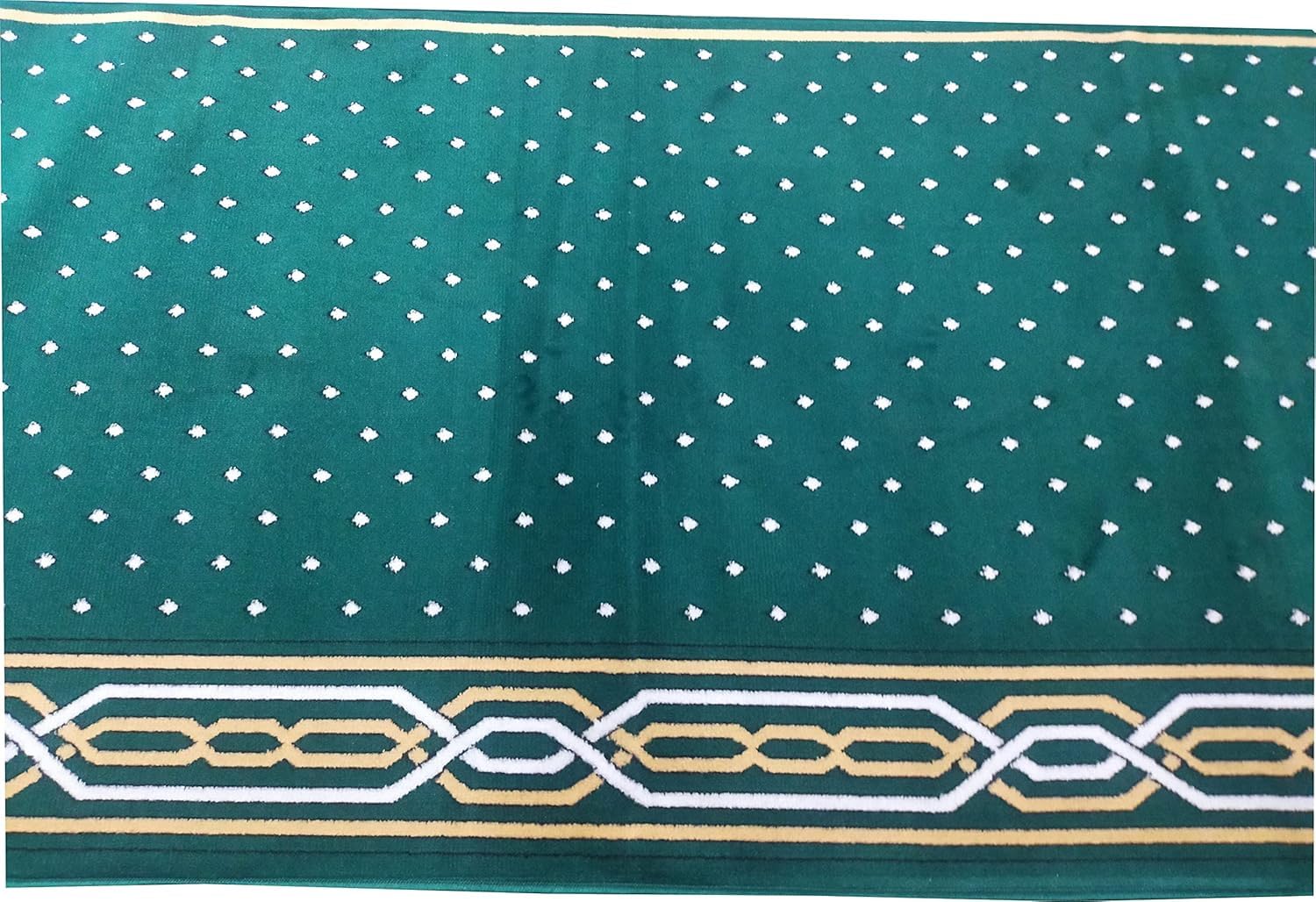 Green Janamaz Roll – Premium Masjid Carpet | Mosque Prayer Mat & Janamaz Rug