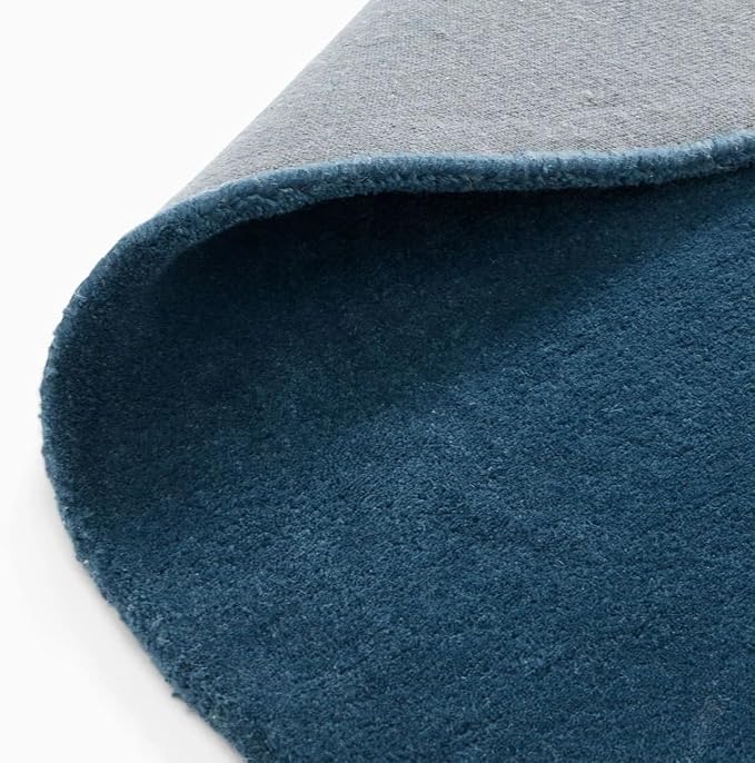 Multicolor Oval Hand-Tufted Irregular Rug