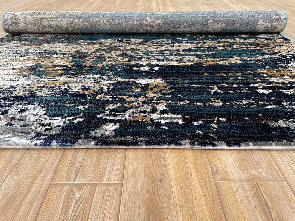 Trendy Modern Abstract Area Rug – Easy-Clean & Durable Carpet