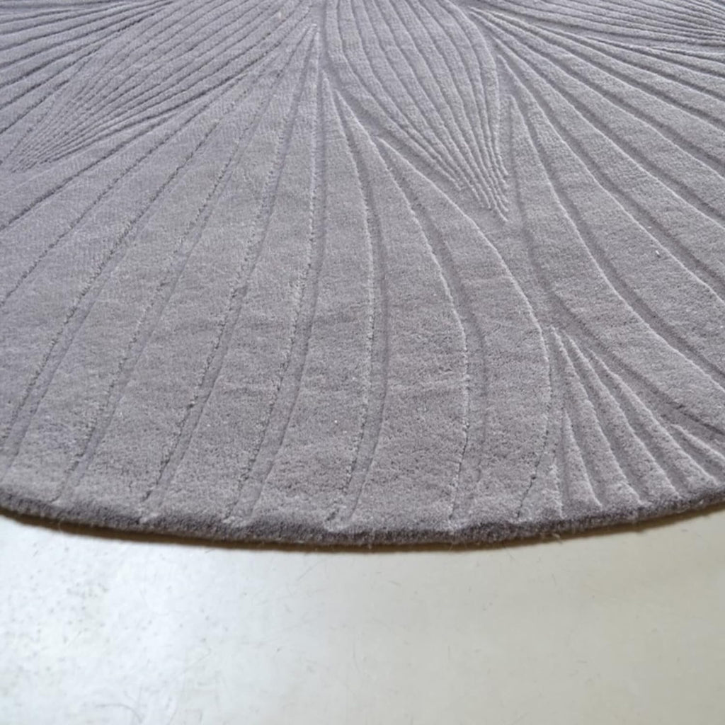 Grey Hand Tufted Round Rug – Premium Carpet for Modern Homes
