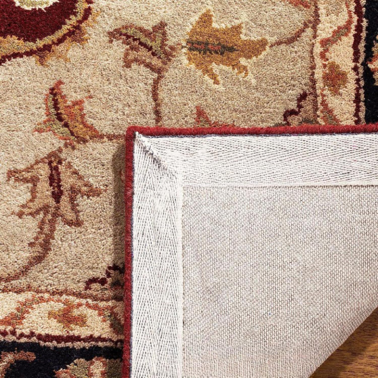 Maroon Persian Heriz Area Rug