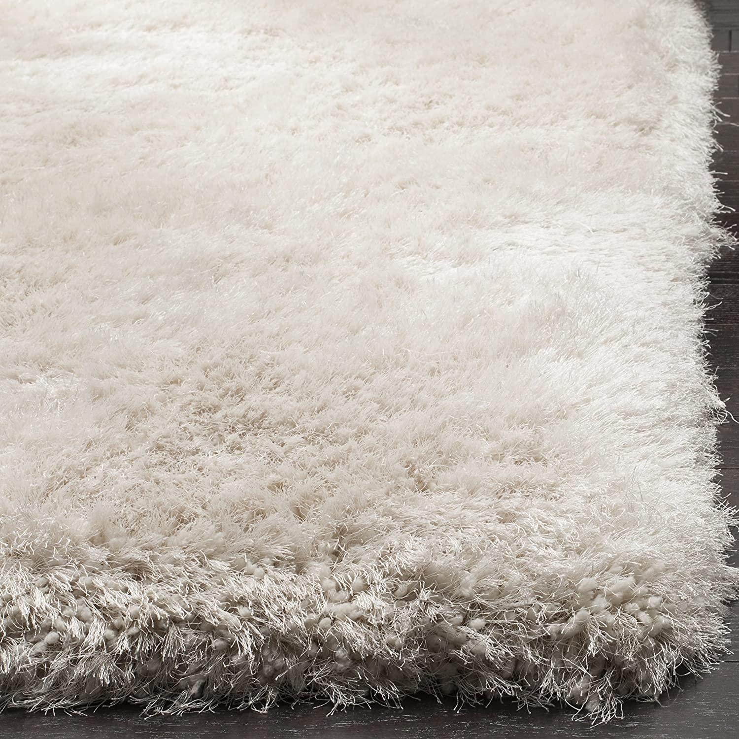 Ivory Handmade Shaggy Carpet – Ultra Soft Area Rug for Living Room & Bedroom