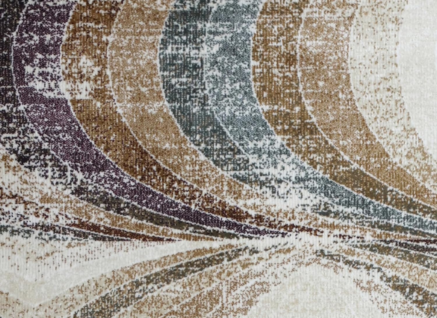 Contemporary Modern Abstract Area Rug for Living Room & Bedroom