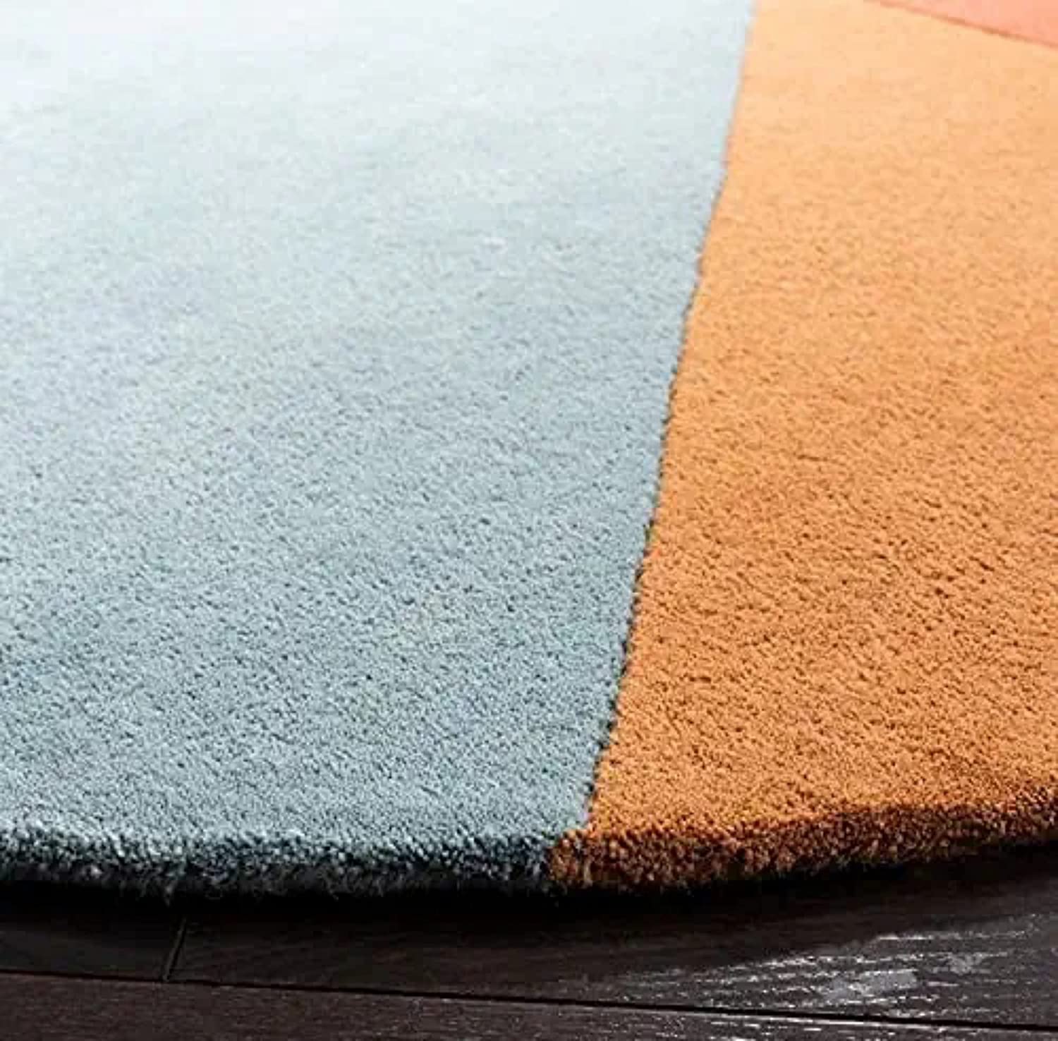 Multicolor Geometrical Hand Tufted Round Rug
