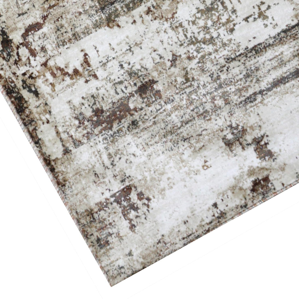 Modern Abstract Area Rug – Shed-Proof Carpet for Playroom & Hallway