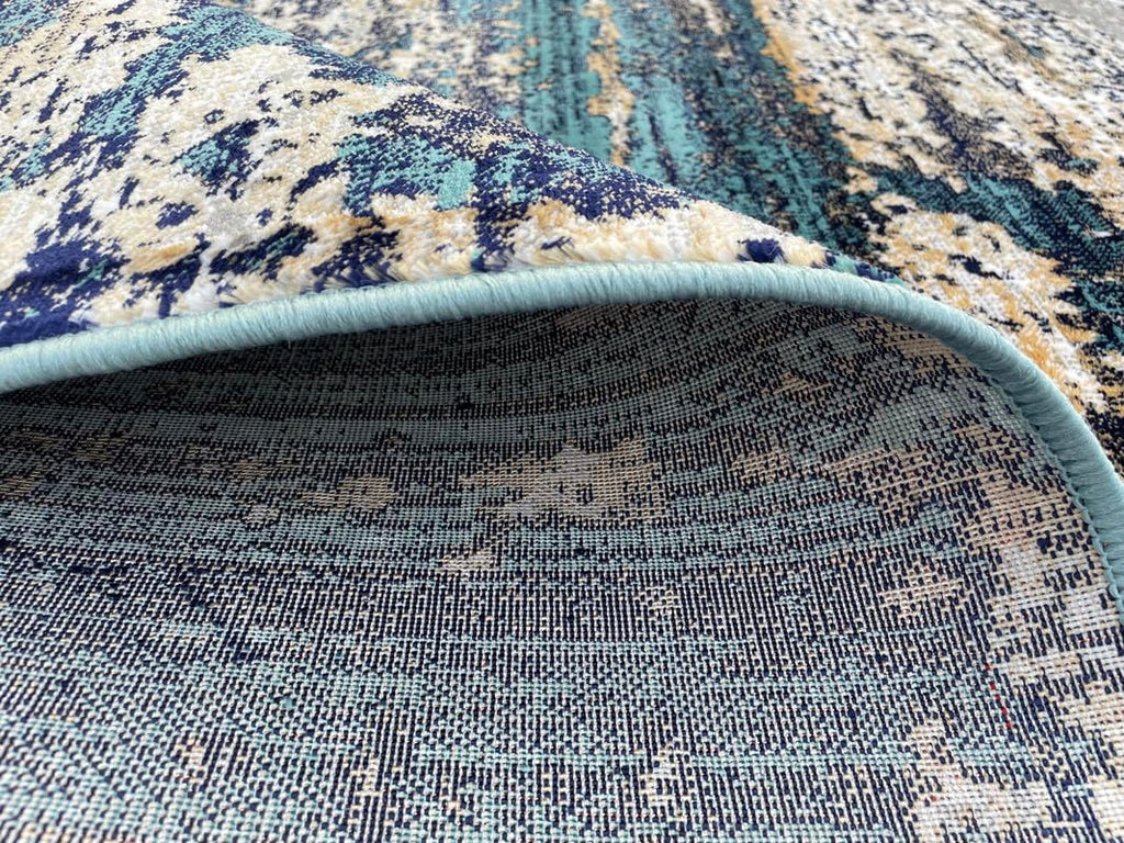 Trendy Modern Abstract Area Rug – Easy-Clean & Durable Carpet