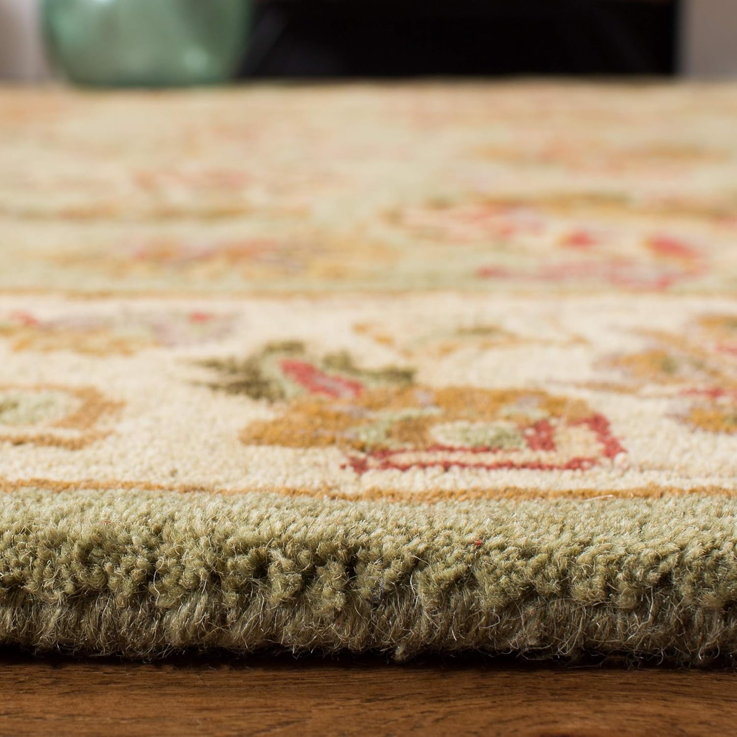 Green Vintage Persian Traditional Area Rug