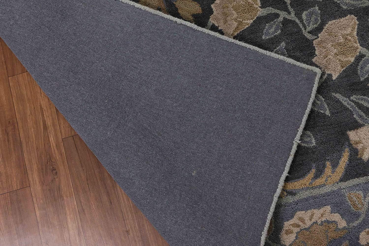 Grey Handmade Foliage Persian Carpet