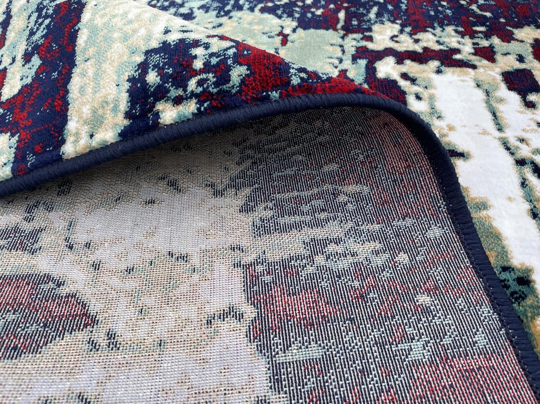 Elegant Modern Abstract Area Rug – Durable & Long-Lasting Quality