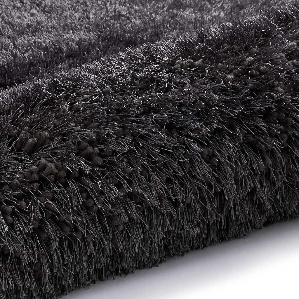 Dark Grey Handmade Shaggy Carpet – Ultra Soft Area Rug for Living Room & Bedroom