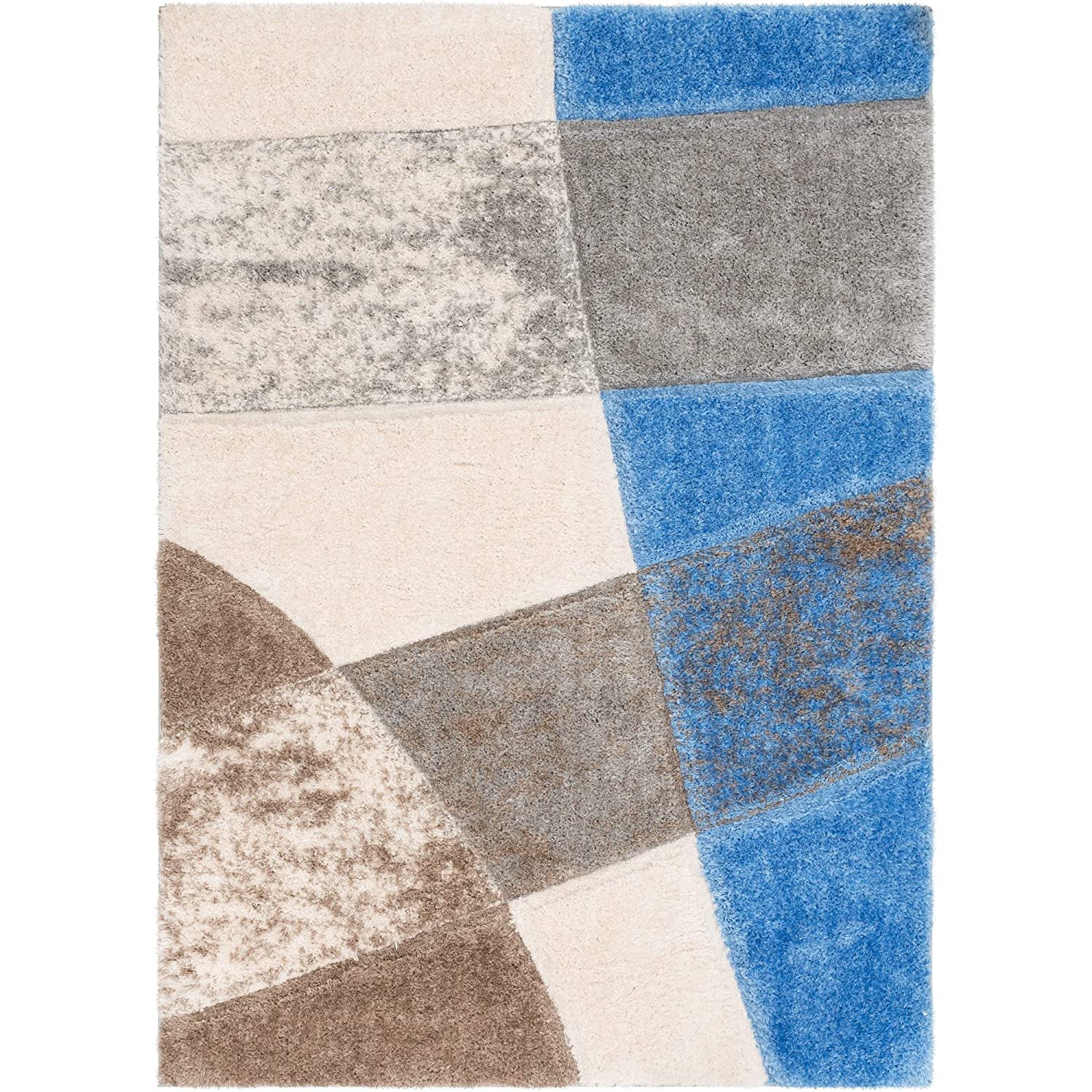 Multicolor Shaggy Carpet | Luxurious Handmade Microfiber Area Rug