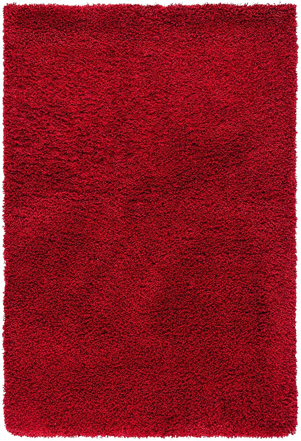 Red Handmade Shaggy Carpet – Ultra Soft Area Rug for Living Room & Bedroom