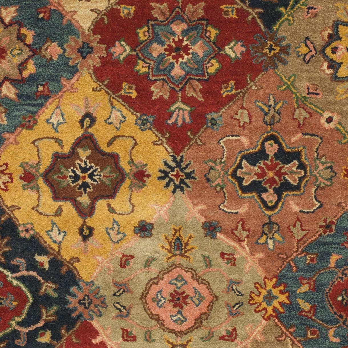 Navy Blue Handmade Vintage Persian Carpet