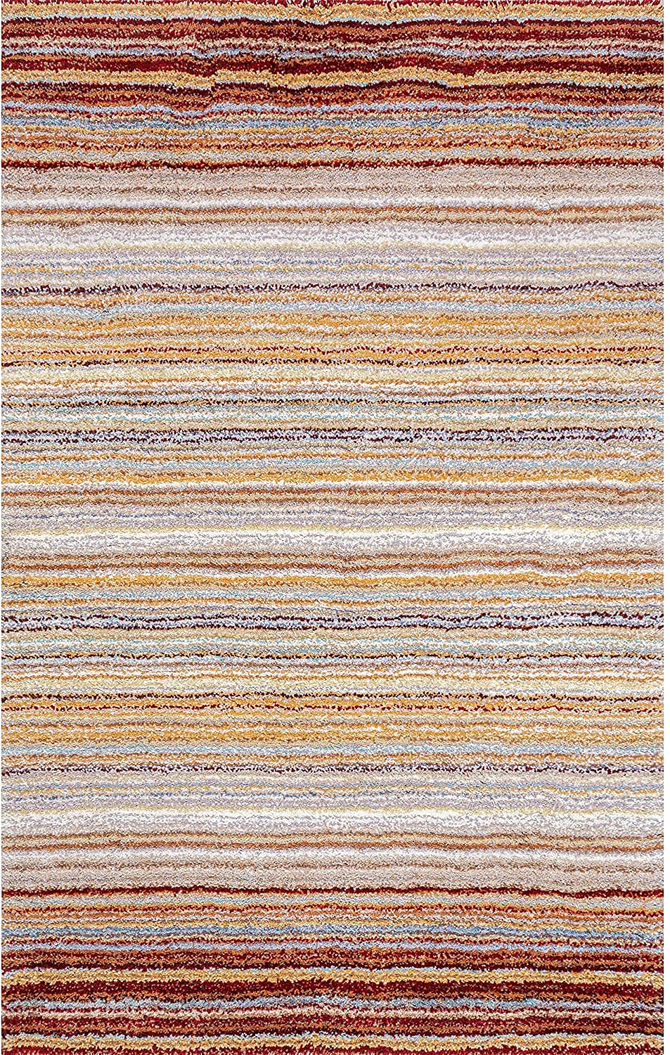 Red Handmade Ombre Microfibre Carpet – Soft Area Rug for Living Room, Bedroom & Hall