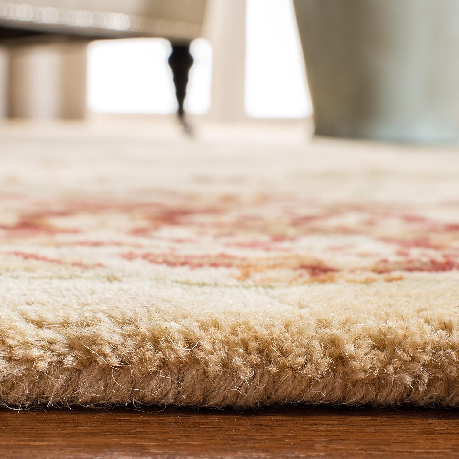 Camel Color Elegant Persian Vintage Carpet