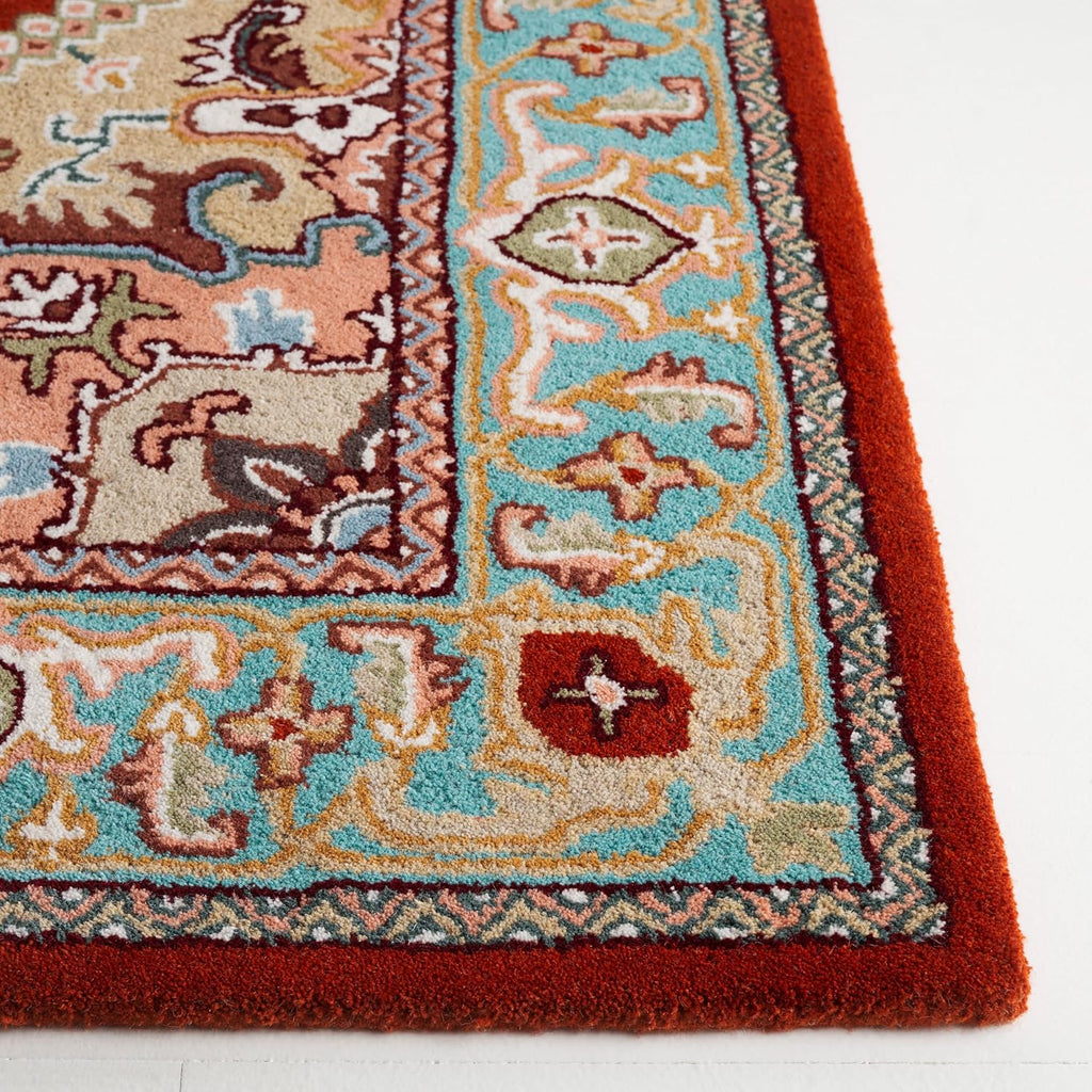 Red Persian Heriz Area Rug