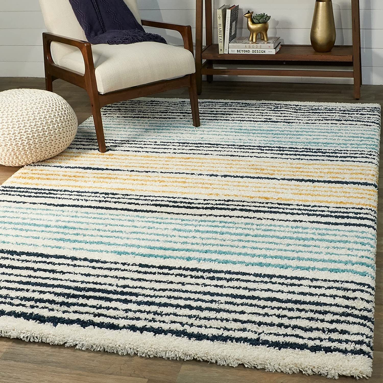 Handmade Ombre Microfibre Carpet – Soft Area Rug for Living Room, Bedroom & Hall