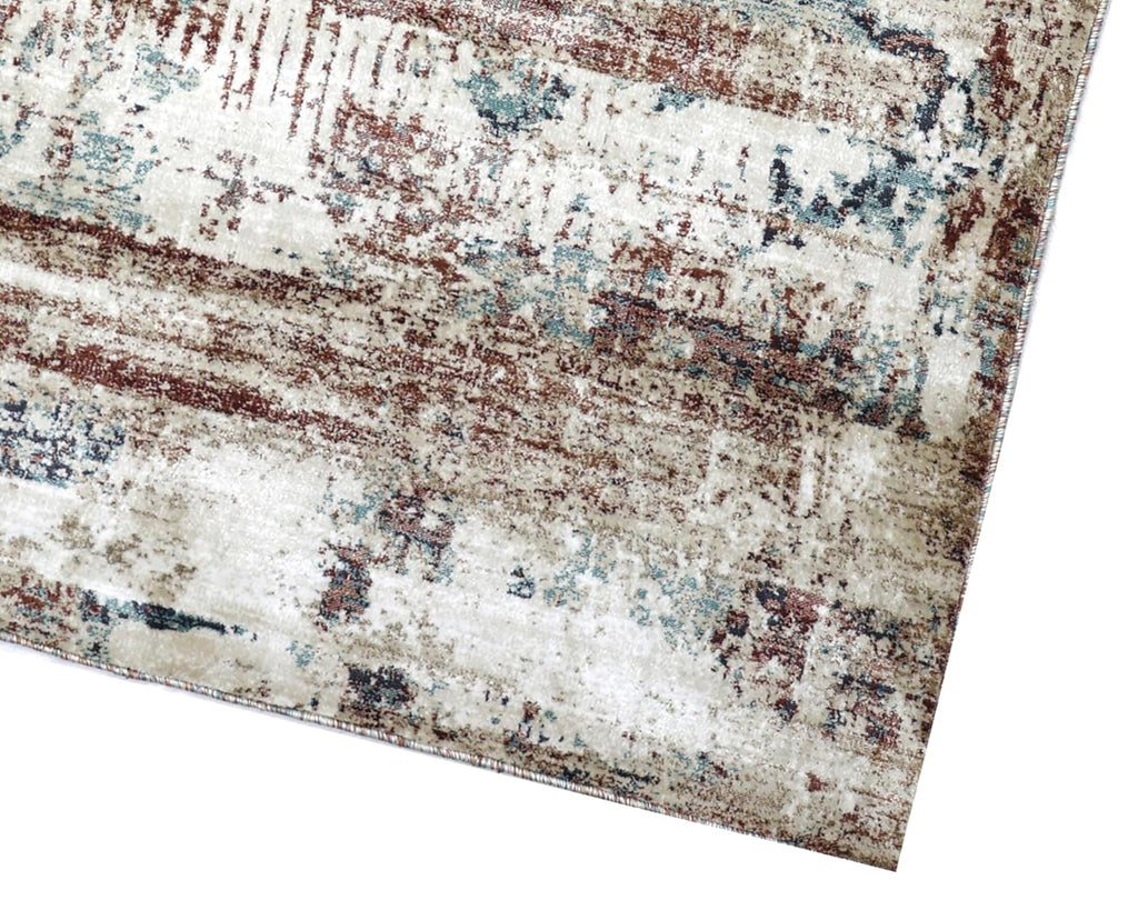 Cozy Modern Abstract Area Rug – Soft Floor Carpet for Any Room