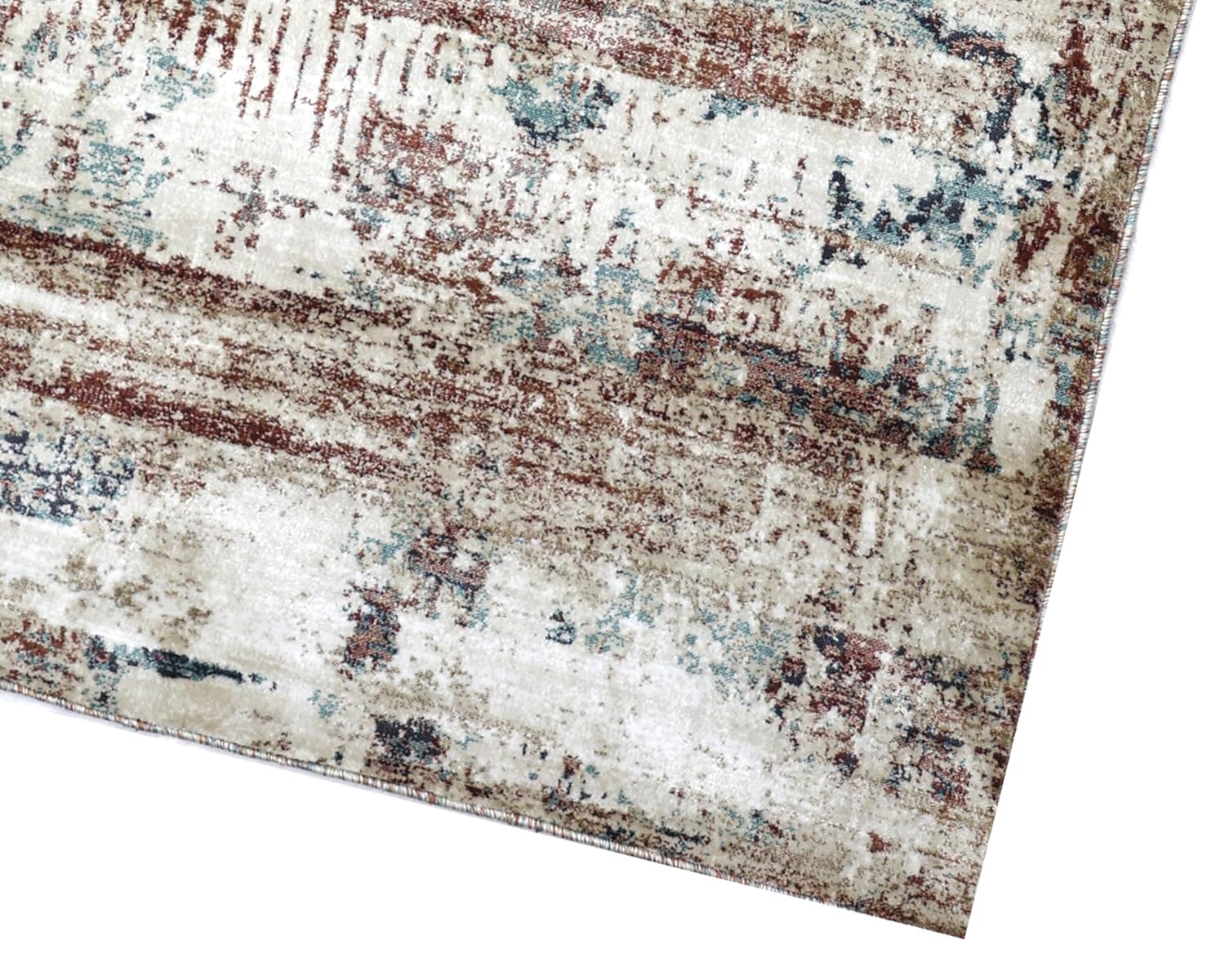 Cozy Modern Abstract Area Rug – Soft Floor Carpet for Any Room