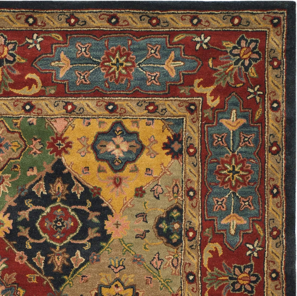 Navy Blue Handmade Vintage Persian Carpet